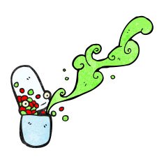 drugs cartoon character