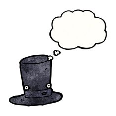 Cartoon Top Hat N22