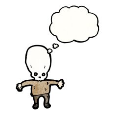 cartoon spooky ghoul N23