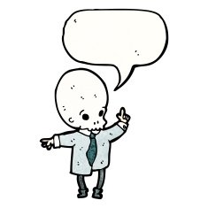 cartoon spooky zombie man N2