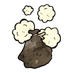 rubbish sack cartoon N2