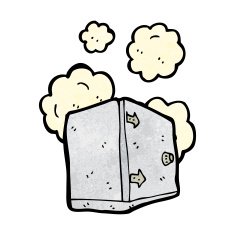 old cartoon safe N4
