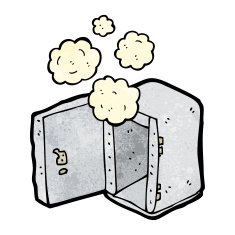 old cartoon safe N6