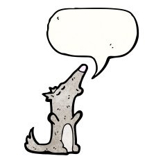 little wolf cartoon N11