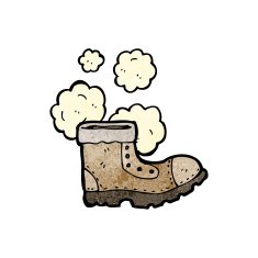 Old Work Boot Cartoon N4