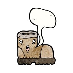 Old Boot Cartoon N3