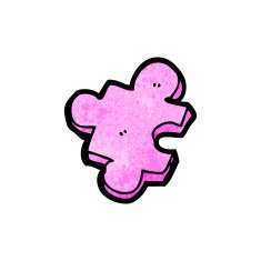 cartoon puzzle piece N9
