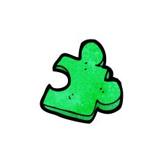 cartoon puzzle piece N11