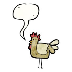 Cartoon Chicken N112