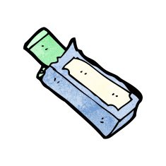 Chewing Gum Packet Cartoon N5