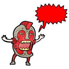 cartoon tribal shaman with big mask N9