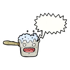 kitchen pan cartoon N5