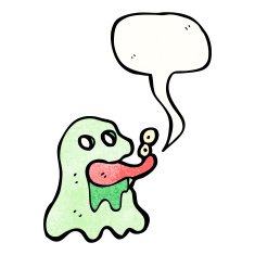 cartoon gross ghost N59