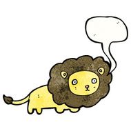 Cartoon Lion N129
