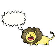Cartoon Lion N130