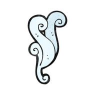 decorative cartoon water pattern N5