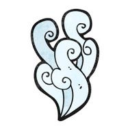 decorative cartoon water pattern N6