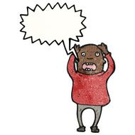 shouting bald man cartoon N2