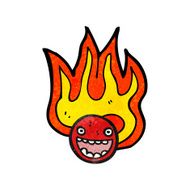 flaming emoticon face symbol N5