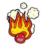 flaming emoticon face symbol N6