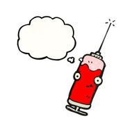 cartoon blood syringe N3