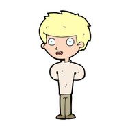 cartoon happy boy N287