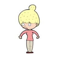 cartoon woman staring N34