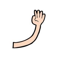 cartoon arm N161