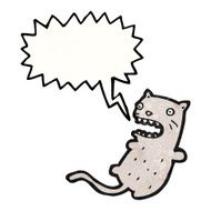funny cartoon cat N211