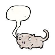 funny cartoon cat N213