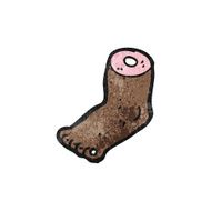 cartoon severed foot N3