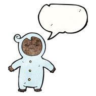 cartoon infant with speech bubble N2