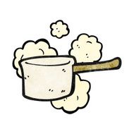 old kitchen pan cartoon N4