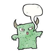 cartoon little monster N79
