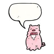 gross pig cartoon N2