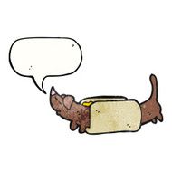 cartoon hotdog N22