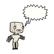 cartoon little robot N17