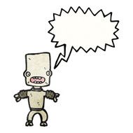 cartoon little robot N18