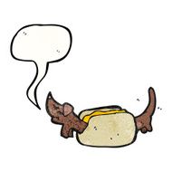 sausage dog cartoon