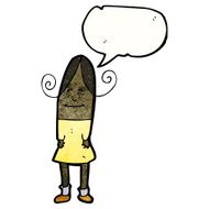 cartoon talking girl N3
