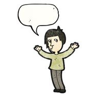 cartoon asian man talking N2