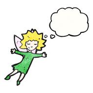 cartoon flying fairy girl N2