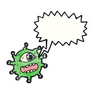 cartoon alien monster N43