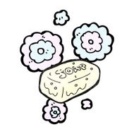 cartoon bar of soap N4