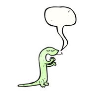 Cartoon cute lizard N7