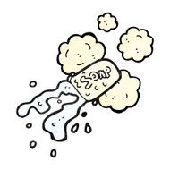 cartoon bar of soap N5