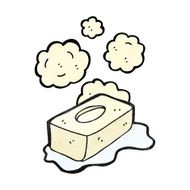 cartoon bar of soap N6