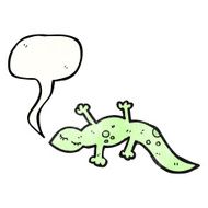 Cartoon cute lizard N9