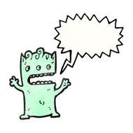 shouting alien cartoon N6