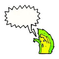 little green flame cartoon character N4